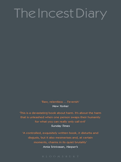 Title details for The Incest Diary by Anonymous - Available